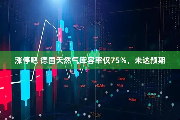 涨停吧 德国天然气库容率仅75%，未达预期